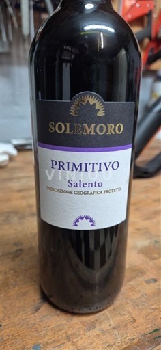 Apulia Susumaniello Salento Solemoro Sin añada