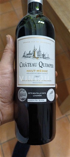 Bordeaux Haut-Médoc Château Quimper 2017