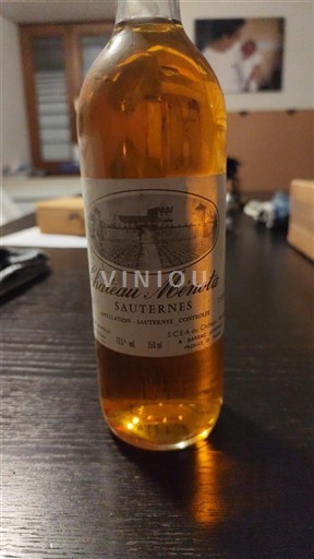 Bordeaux Sauternes Château Ménota 1989