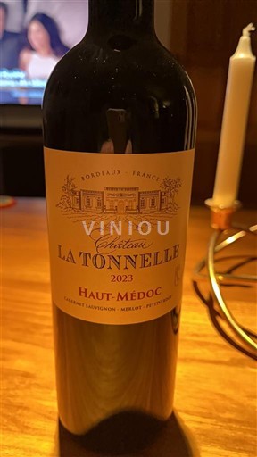Rượu vang Rouge sec Château La Tonnelle 2023 Pháp Bordeaux Haut-Médoc AOC