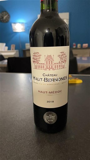 Bordeaux Haut-Médoc Château Haut-Bernones 2018