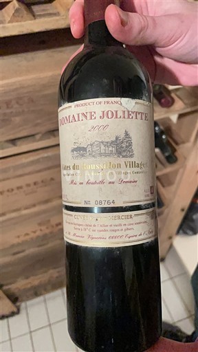 Roussillon Côtes du Roussillon Villages Domaine Joliette Brigitte Mercier 2000