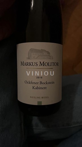 Moselle Mosel Markus Molitor Ockfener Bockstein Kabinett 2016