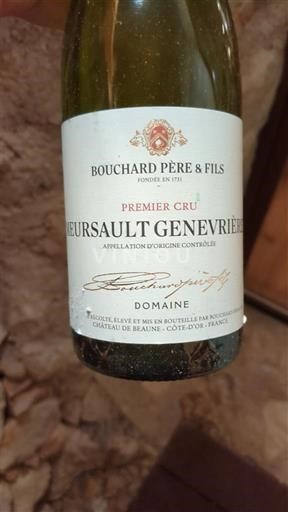 Burgundsko Nespecifikováno Premier Cru Bouchard Père & Fils Meursault Genevrières 2013