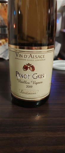 Weine Blanc sec Vieilles Vignes Landmann 2019 Frankreich Elsass Vin de France