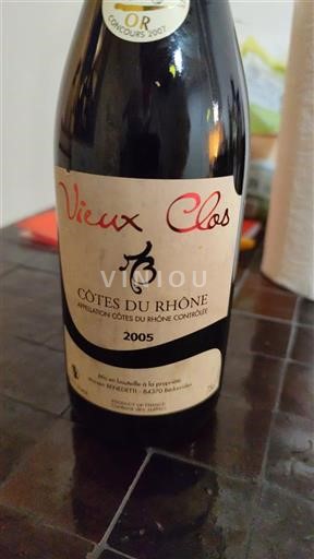 Rhône Valley Côtes-du-Rhône Vieux Clos 2005