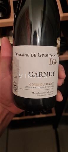 Vallée du Rhône Côtes-du-rhône Domaine Givaudan Garnet 2022