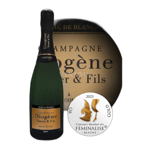 Champagne Sâm-panh Diogène Tissier et Fils blanc de blanc Không niên vụ