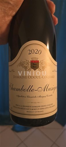 Borgoña Chambolle-Musigny Domaine Odoul-Coquard 2020