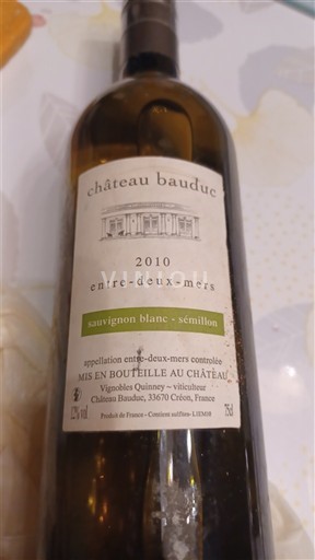 Bordeaux Entre-deux-mers Château Bauduc 2010