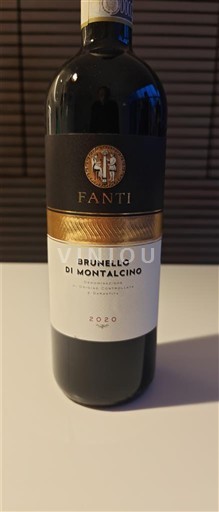 Toscana Brunello di Montalcino. Fanti 2020