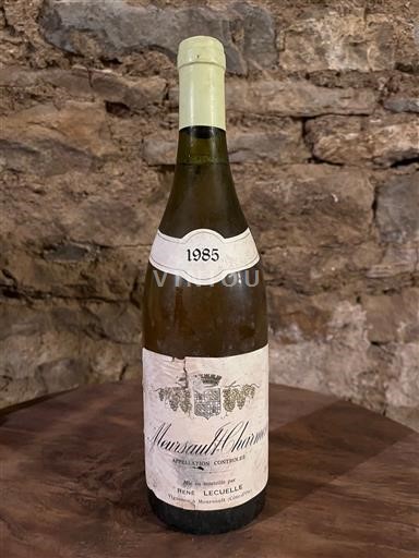 Burgundi Meursault Premier Cru René Lecuelle Charmes 1985