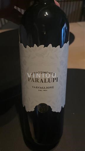 Apulia Susumaniello Salento Varvaglione Paralupi Appassimento Sin añada