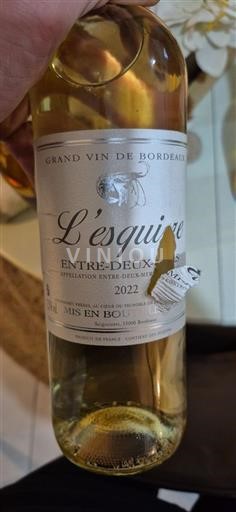 Bordeaux Entre-deux-mers L'esquire 2022