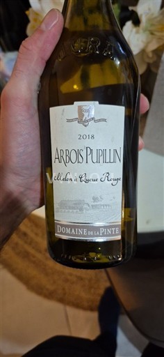 Jura Arbois-Pupillin Domaine La Pinte Melon à Queue Rouge 2018