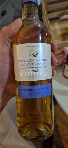Provence Coteaux Varois en Provence Pierre CHAUVET 2018