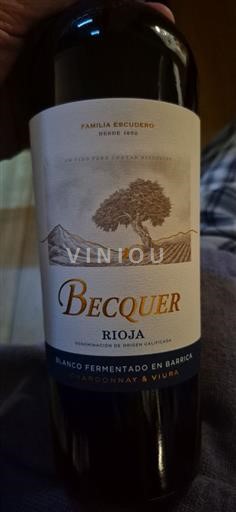 La Rioja Rioja Familia Escudero Becquer Blanco Fermentado en Barrica Ei vuosikertaa