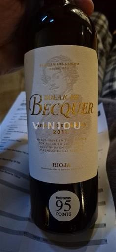 La Rioja Rioja Familia Escudero Solar de Becquer Gran Reserva 2011