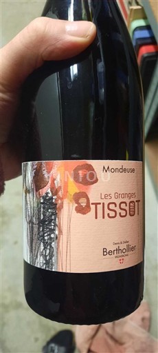Saboya y Bugey Mondeuse Berthollier Les Granges Tissot Sin añada