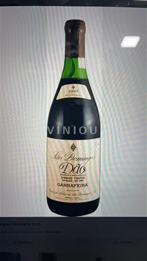 Portugal Dão Sao Domingos Garrafeira 1987