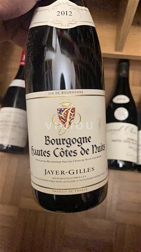 Бургундія Не вказано Jayer-Gilles 2012