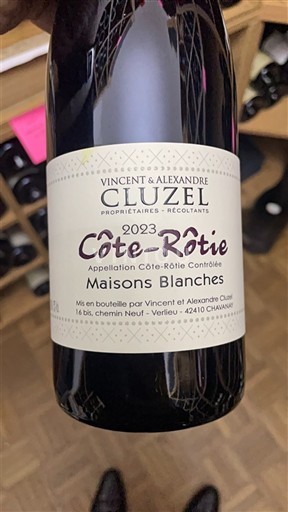 Vallée du Rhône Côte-rôtie Vincent & Alexandre Cluzel Maisons Blanches 2023