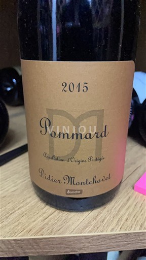 Bourgogne Pommard Didier Montchovet 2015