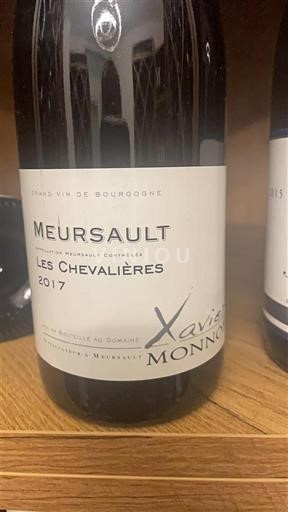 Borgoña Meursault Xavier Monnot Les Chevalières 2017