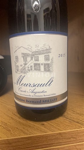 Burgundi Meursault Domaine Bernard Millot Augustin 2015