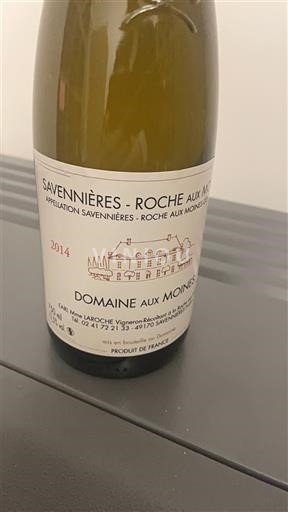 Rượu vang Blanc sec Domaine Aux Moines 2014 Pháp Thung lũng sông Loire Savennières-roche-aux-moines AOC