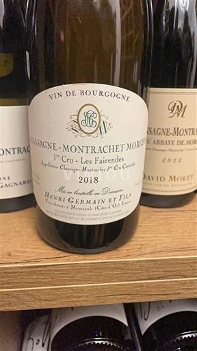 Burgundija Chassagne-Montrachet Premier Cru Henri Germain et Fils Les Fairendes 2018
