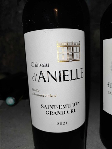 Bordeaux Saint-Émilion Grand Cru Château Anielle 2021