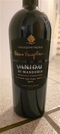 Apulia Primitivo di Manduria Varvaglione Collezione Privata Old Vines 2019