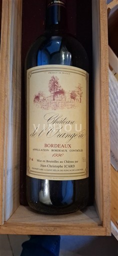 Bordeaux Château L'Orangerie 1990