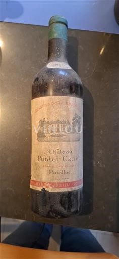 Burdeos Pauillac Grand Cru Château Pontet-Canet 1959