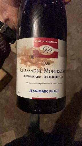 Бургундія Chassagne-Montrachet Premier Cru Jean-Marc Pillot Premier Cru Les Macherelles 2009