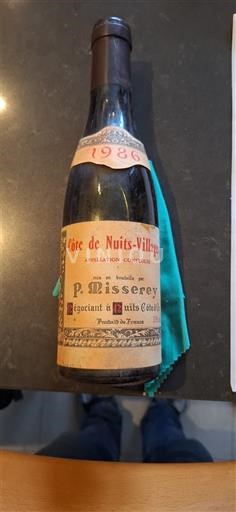 Burgundija Côte de Nuits Villages P. Misserey 1986