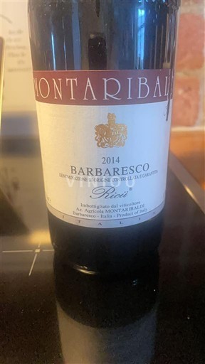 Vinhos Rouge sec Ricé Montaribaldi 2014 Itália Piemonte Barbaresco DOC