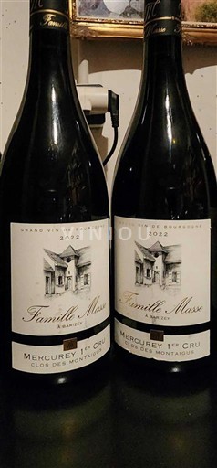 Bourgogne Ikke specificeret Premier Cru Famille Masse Clos des Montaigus 2022