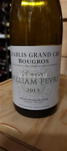 Bourgondië Chablis Grand Cru Domaine William Fèvre Bougros 2015