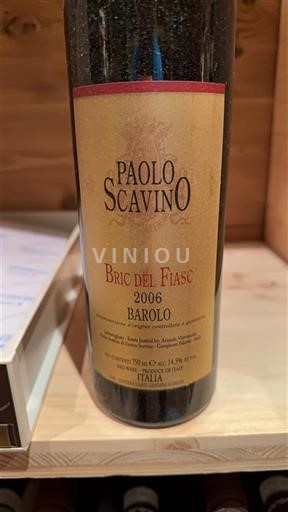 Vinhos Rouge sec Bric del Fiasc Paolo Scavino 2006 Itália Piemonte Barolo DOC