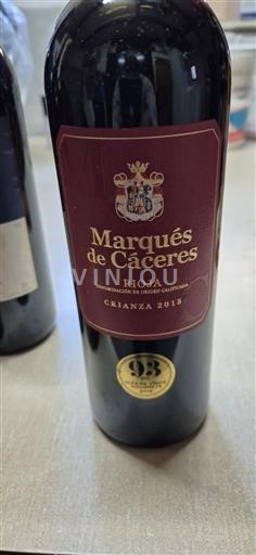 La Rioja Rioja Marqués de Cáceres Crianza 2015