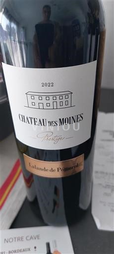 Bordeaux Lalande-de-pomerol Château des Moines Prestige 2022