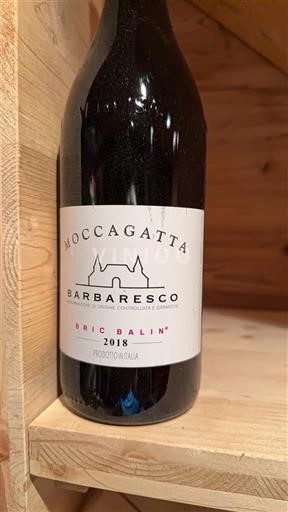 Vinhos Rouge sec Bric Balin Moccagatta 2018 Itália Piemonte Barbaresco DOC