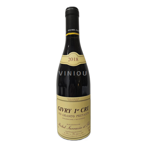 Borgoña Givry Michel Sarrazin et Fils Les Grands Pretants 1er crû 2018
