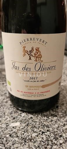 Rhône Valley Pierrevert Jas des Oliviers 2017
