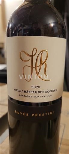 Bordeaux Montagne-saint-émilion Château Vieux Château des Rochers Prestige 2020