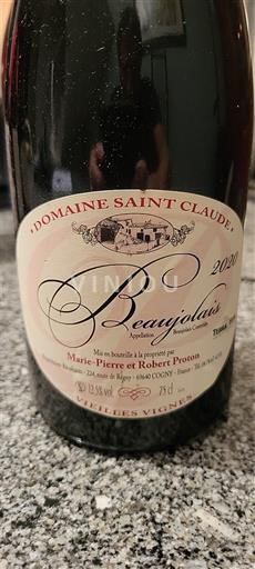 Beaujolais Domaine Saint-Claude Vieilles Vignes 2020