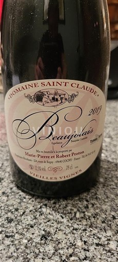 Beaujolais Domaine Saint-Claude Vieilles Vignes 2019