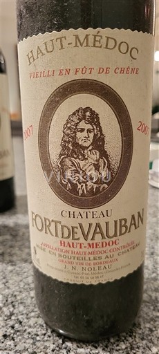 Bordeaux Haut-Médoc Château Fort de Vauban 2007